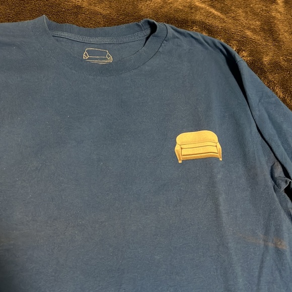 brockhampton iridescence long sleeve royal blue couch t-shirt men’s medium - Picture 2 of 6